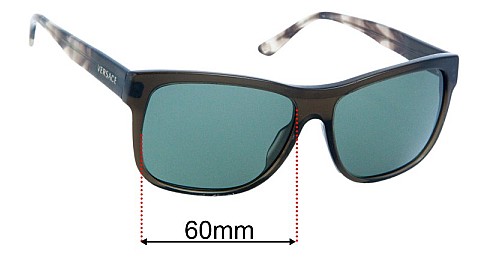 Versace MOD 4179 60mm Replacement Lenses